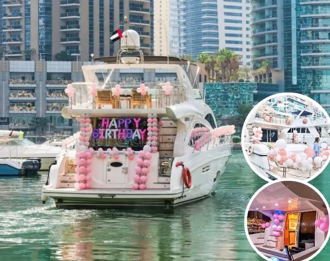 Birthday Party in Private Luxury Yacht