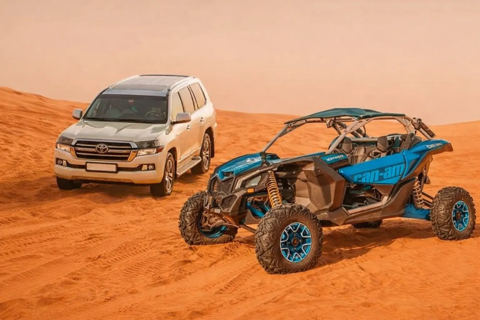 Desert Safari Dubai dune bashing and BBQ dinner experience